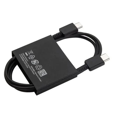 Samsung USB-C to USB-C cable - Black RETAIL PACK (All Samsung USB-C Phones and Tablets)